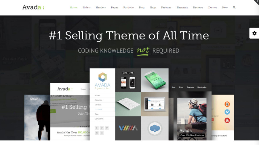 Avada Theme Preview